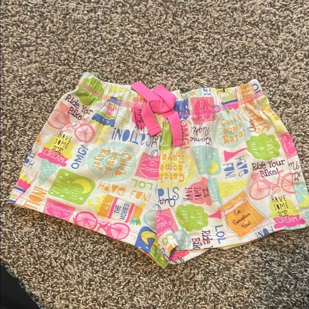 Xhilaration Colorful Kids Pajama Shorts Bottoms